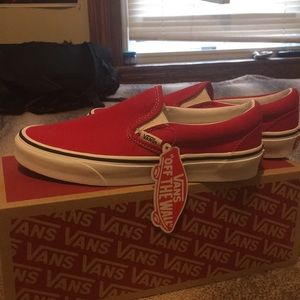 Brand new red vans